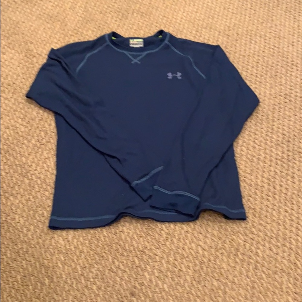 Blue long sleeve long Jon shirt